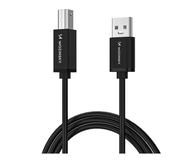 Wozinsky Kabel USB-B USB-A 480Mb/s 1m czarny WKDDY4S - 1487914 - zdjęcie 2